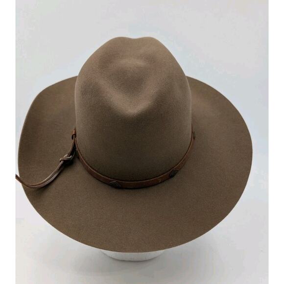 Vintage Arizona Saddlery Custom Cowboy Hat 6 7/8 Kangaroo Felt Style 5275 USA... - Picture 3 of 16